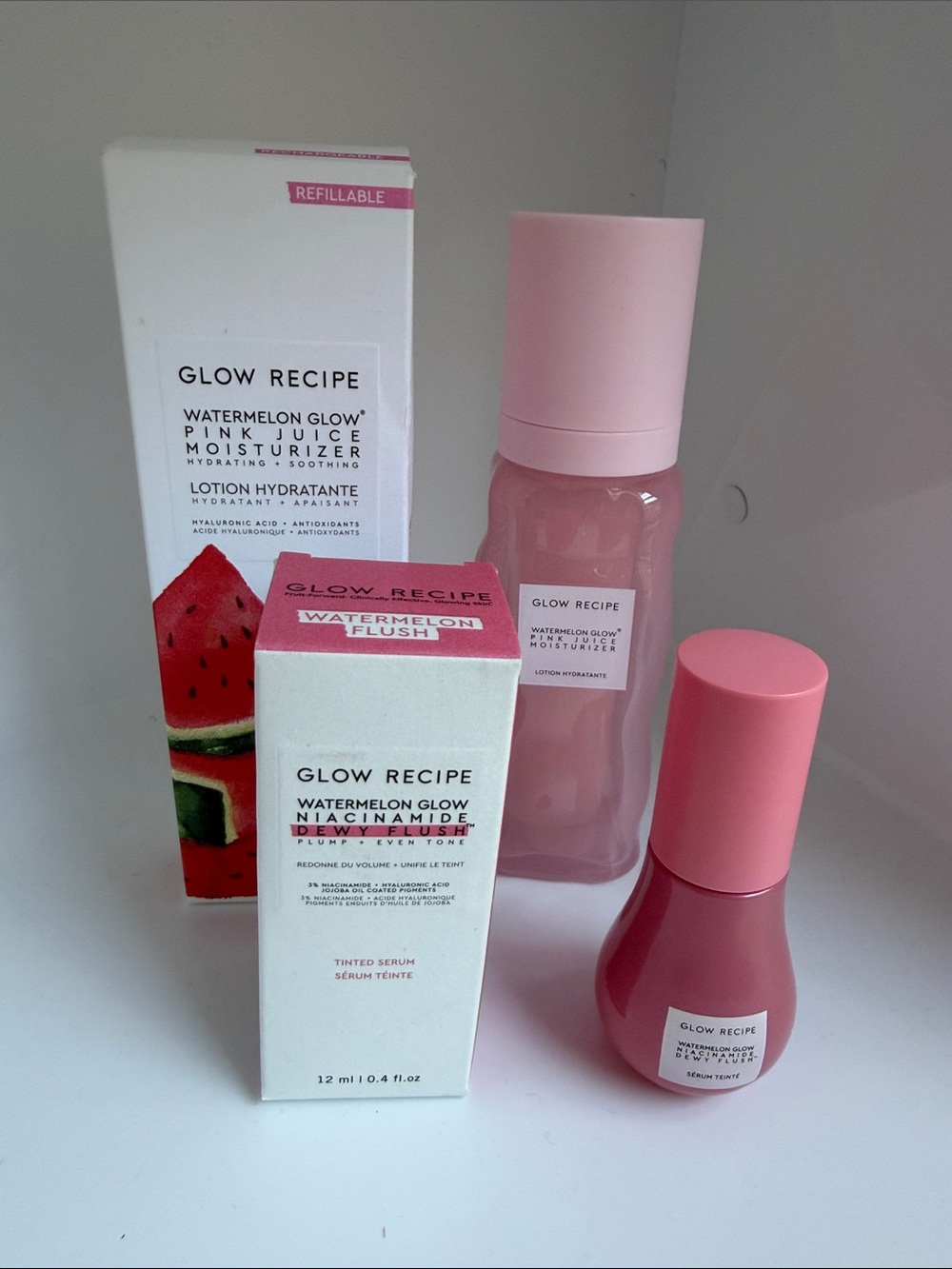 NIB/ NWT Glow Recipe Watermelon Moosturizer + Dewy Blush Set
